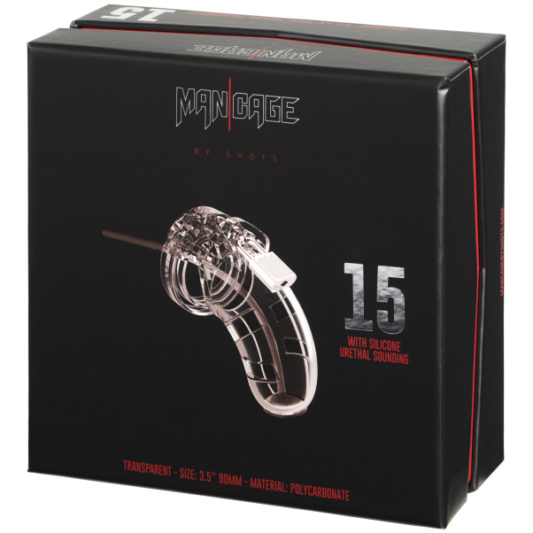Mancage 15 Kyskhetsbur med Urinrörssond Produktförpackning 90