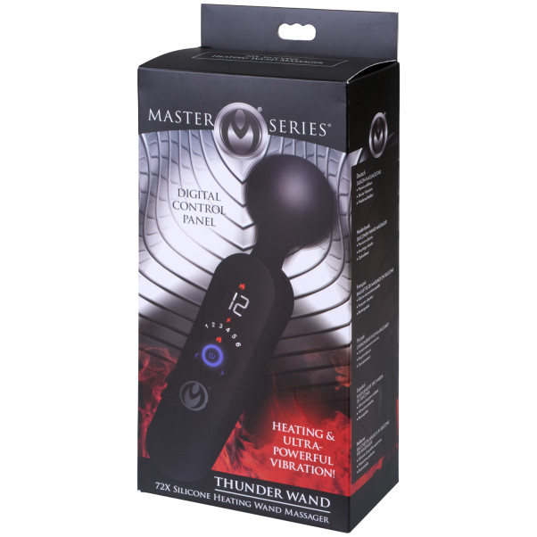 Master Series Thunder Värmande Wand Vibrator Produktförpackning 90