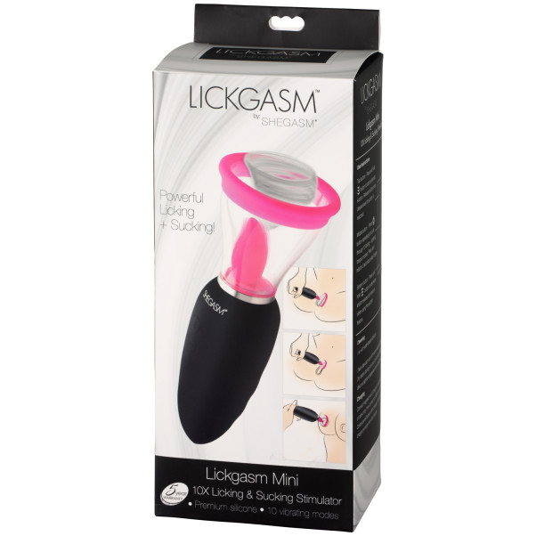 Shegasm Lickgasm Mini Tungvibrator Produktförpackning 90