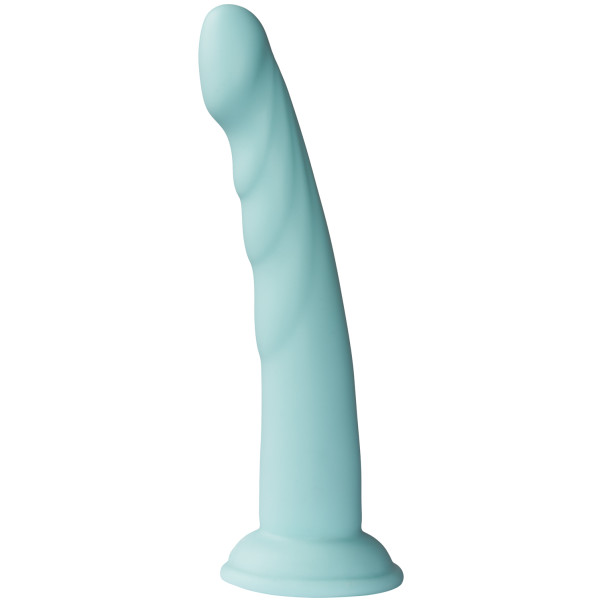 Dillio Platinum Slim Seven Teal Dildo med Sugkopp 21 cm Produktbild 1