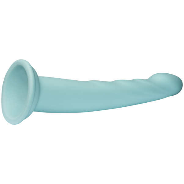 Dillio Platinum Slim Seven Teal Dildo med Sugkopp 21 cm Produktbild 4