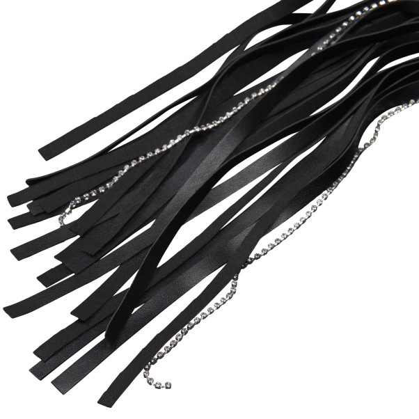 Sex & Mischief Crystal Whip Flogger 60,5 cm Produktbild 3