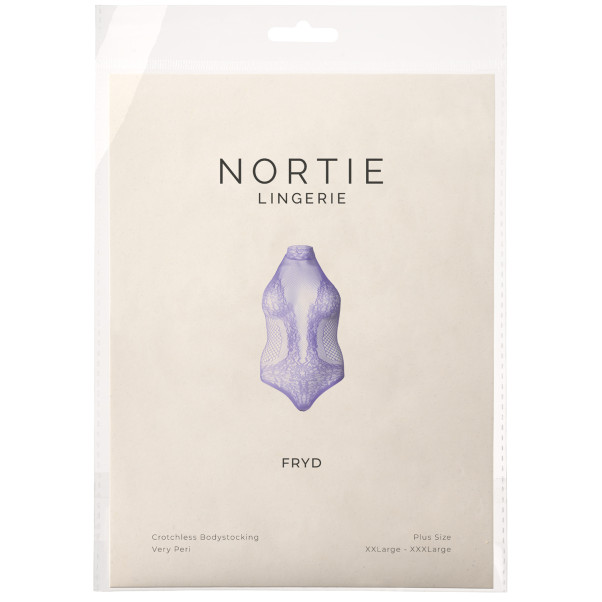 NORTIE Fryd Very Peri Grenlös Bodystocking Plus-Size Produktförpackning 90