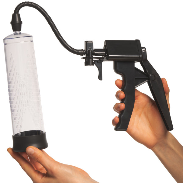MR.MEMBR Air Gun Penispump med Tryckmätare Produktbild i hand 50