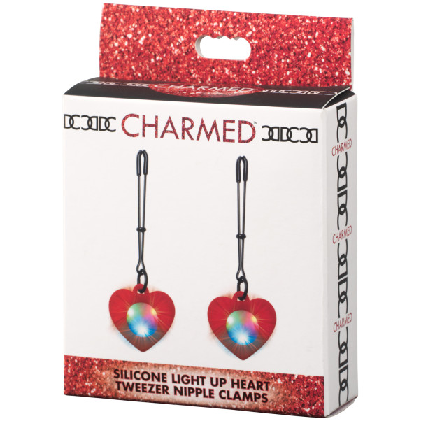 Charmed Light Up Heart Tweezer Bröstklämmor Produktförpackning 90