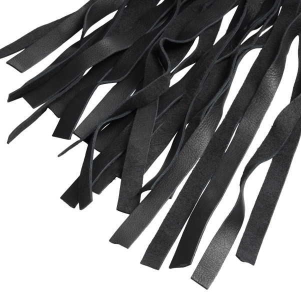 Mister B Impact Läder Flogger med Trähandtag Produktbild 2