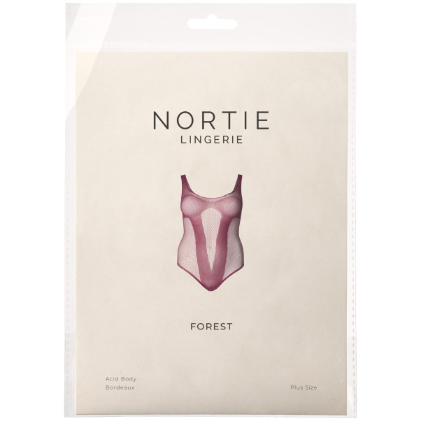 NORTIE Forest Acid Bordeaux Body Plus-Size Produktförpackning 90