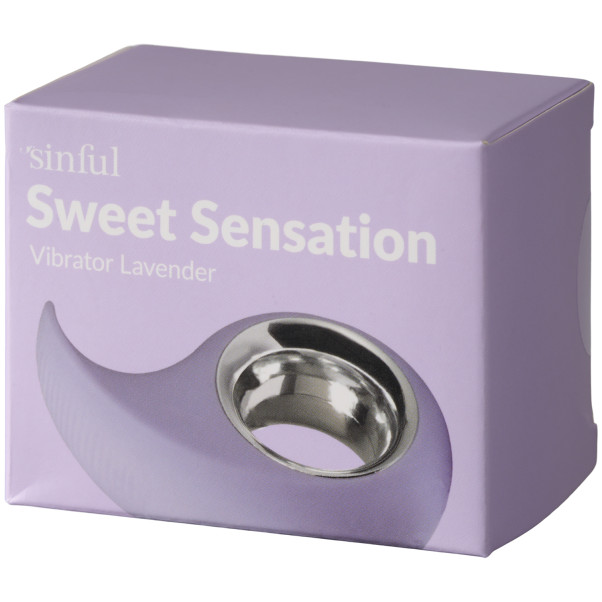 Sinful Sweet Sensation Lavender Vibrator Produktförpackning 90