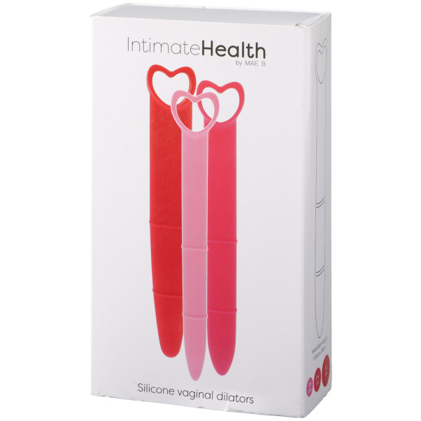 Mae B. Intimate Health Silikon Vaginal Dilator Set 3 st Produktförpackning 90