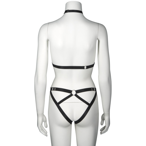 NORTIE Kinky Open Back Trosa och Strap Harness Choker Produktbild 7