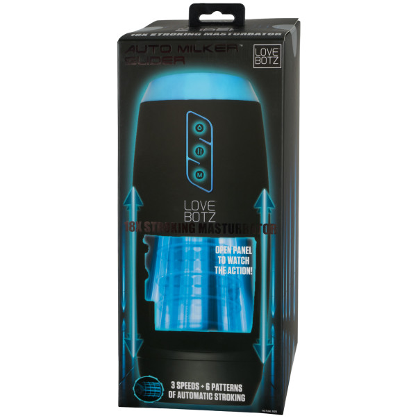 LoveBotz Auto Milker Slider 18X Stroking Masturbator Produktförpackning 90