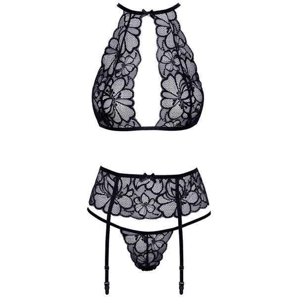 kissable Lace Halterneck Lingeri Set Produktbild 3