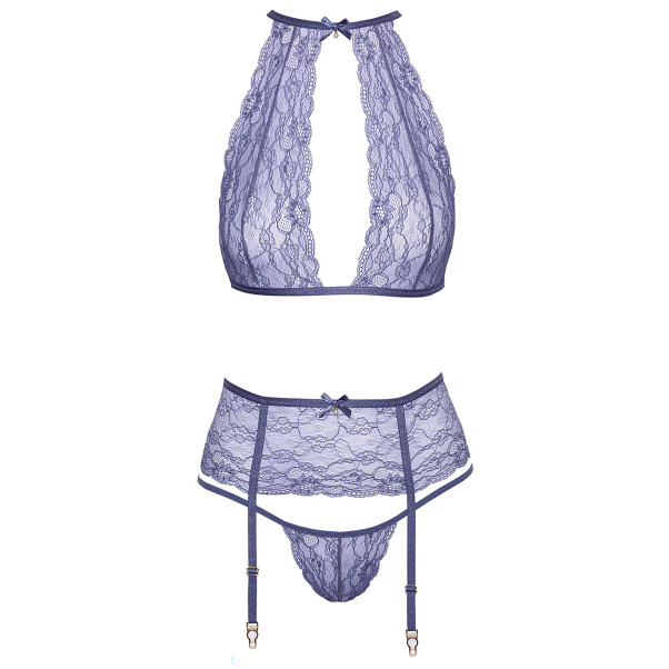 kissable Lavender Halterneck BH och Höfthållare Set Produktbild 3