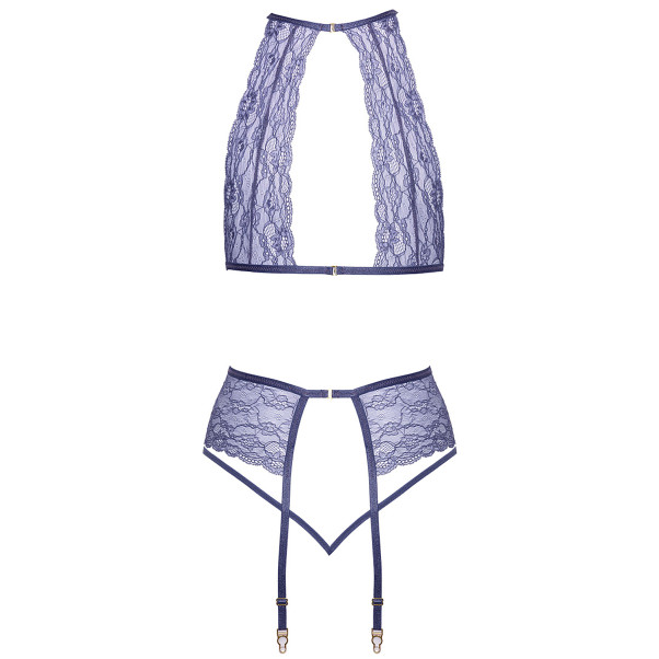 kissable Lavender Halterneck BH och Höfthållare Set Produktbild 4