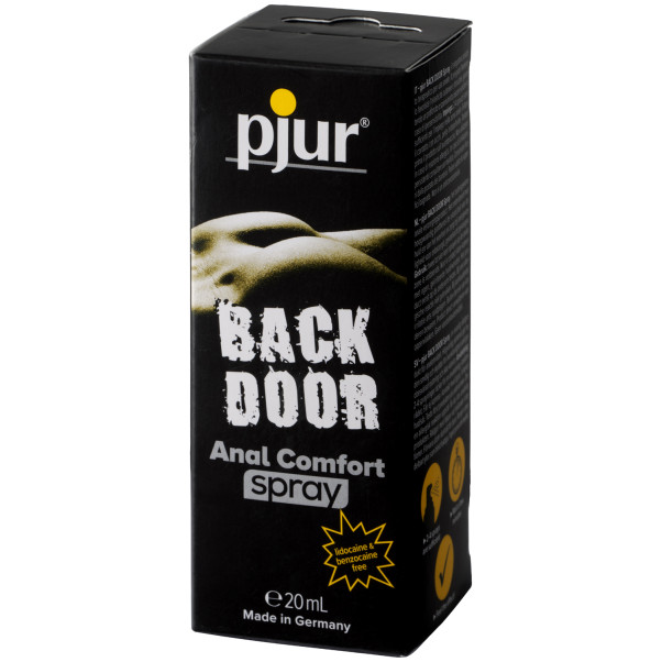 Pjur Back Door Anal Comfort Avslappnande Spray 20 ml Produktförpackning 90