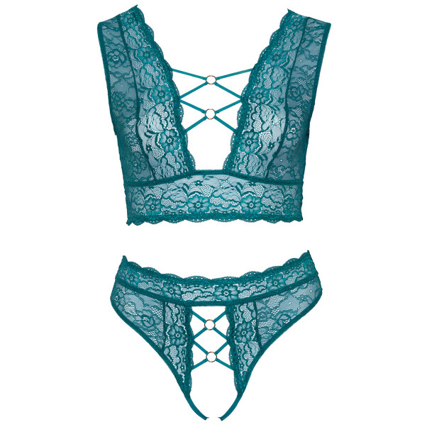 Cottelli Teal BH-Set Plus-Size Produktbild 3