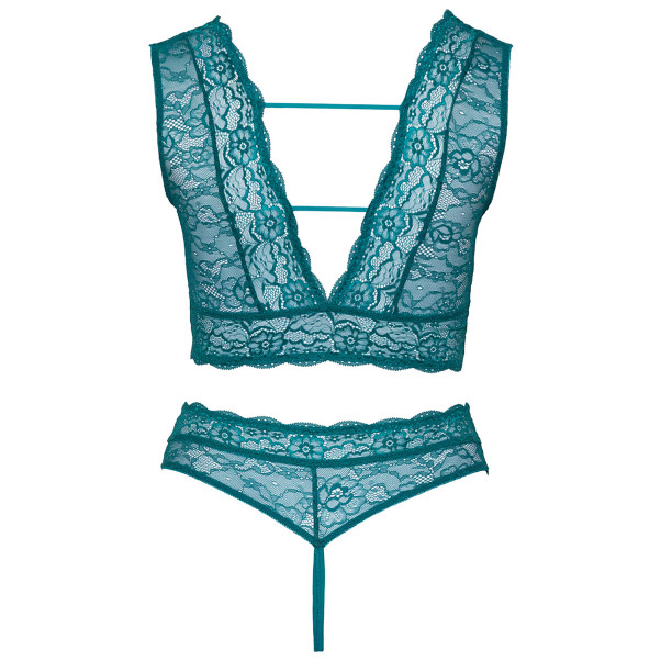 Cottelli Teal BH-Set Plus-Size Produktbild 4