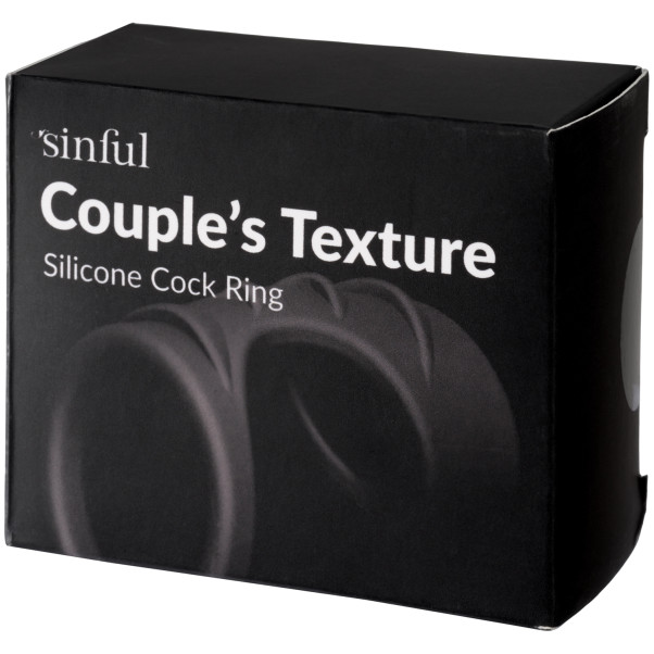 Sinful Couples Texture Penisring Produktförpackning 90
