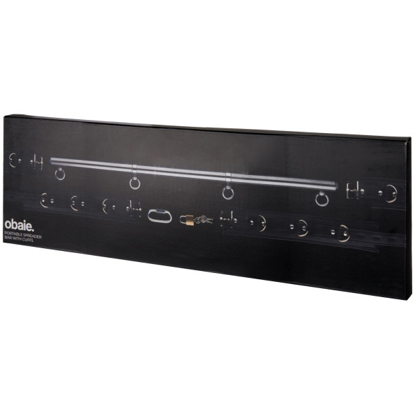 obaie Bärbar Spreader Bar med Manschetter Produktförpackning 90