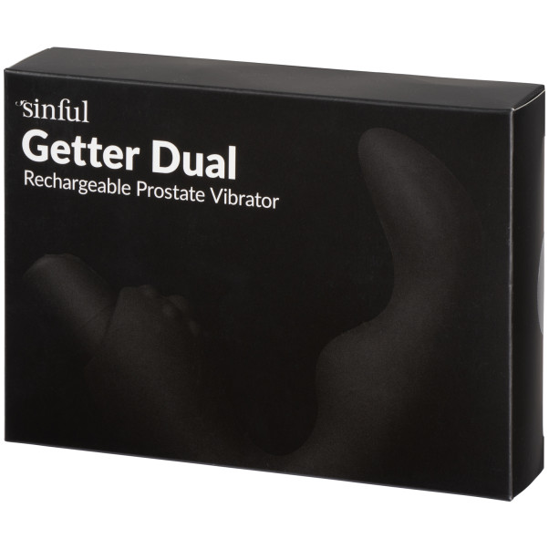 Sinful Getter Dual Uppladdningsbar Prostatavibrator Produktförpackning 90