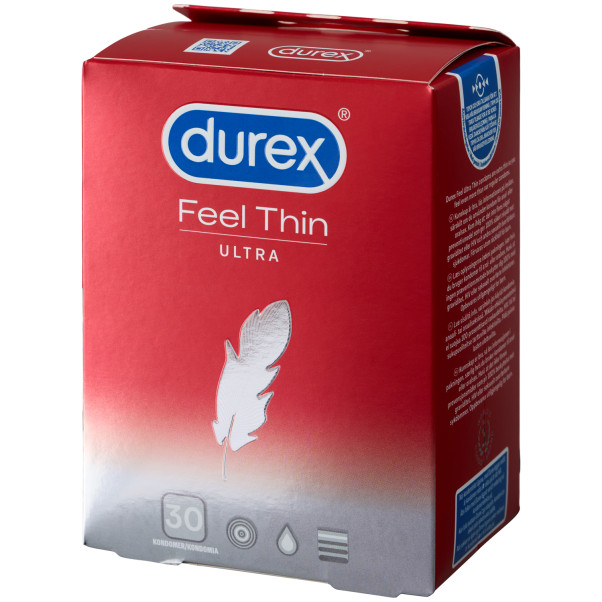 Durex Feel Thin Ultra Kondomer 30-pack Produktförpackning 1