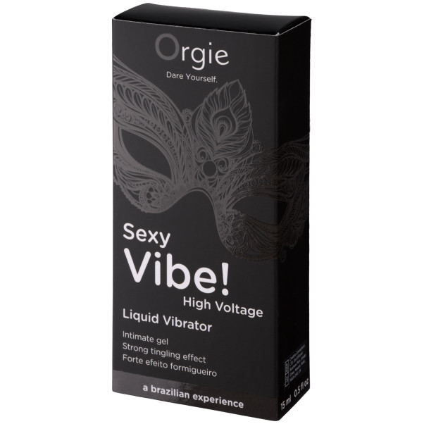 Orgie Sexy Vibe! High Voltage Liquid Vibrator Intimgel 15 ml Produktförpackning 90