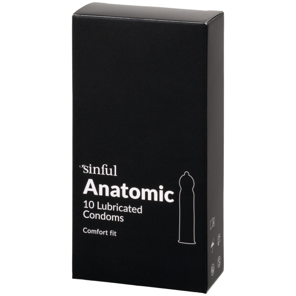 Sinful Anatomic Kondomer, 10 st Produktbild 1