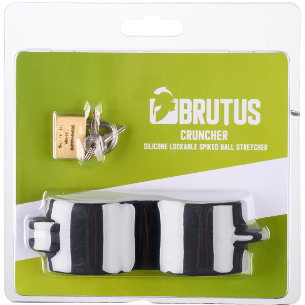 Brutus Cruncher Silikon Låsbar Spiked Ball Stretcher Produktförpackning 90