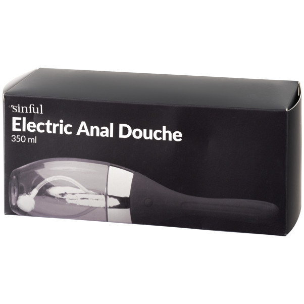 Sinful Electric Anal Douche 350 ml Produktförpackning 90
