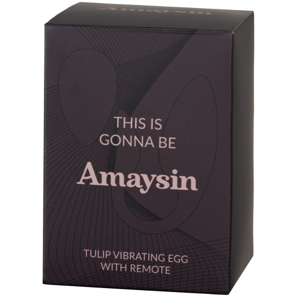 Amaysin Tulip Vibrerande Ägg med Fjärkontroll Produktförpackning 91