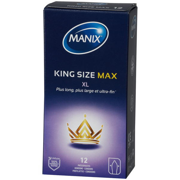 Manix King Size Max XL Kondomer 12 st Produktförpackning 1