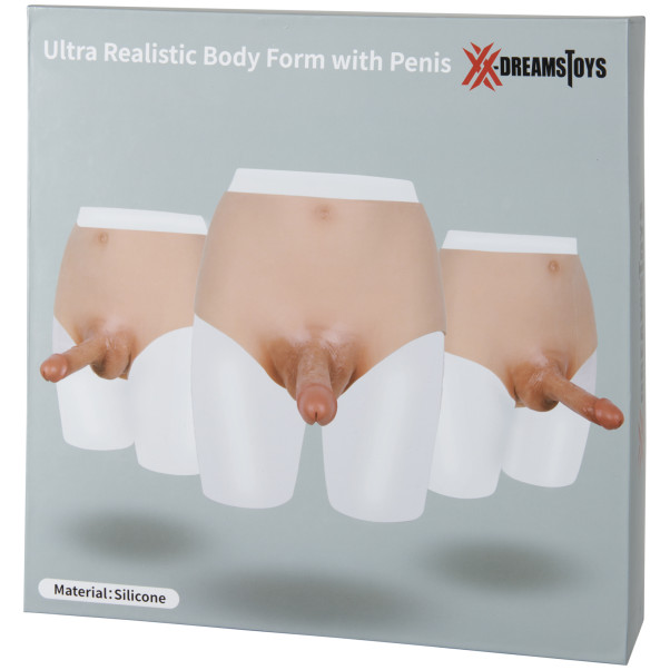 XX-DREAMSTOYS Ultrarealistisk Penisattrapp Produktförpackning 90