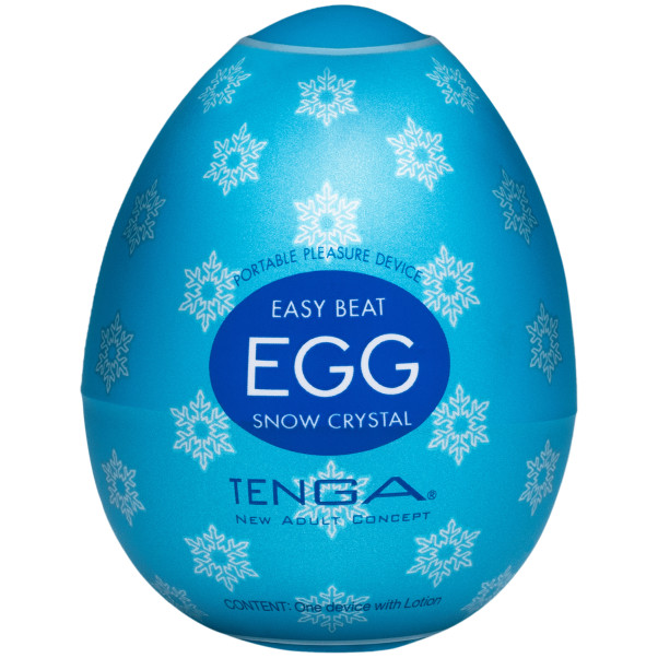 TENGA COOL Egg Snow Crystal Masturbator Produktförpackning 90