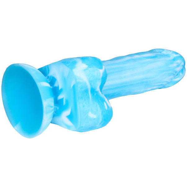 baseks Glow in the Dark Blue Sky Realistisk Dildo 20,5 cm Produktbild 4