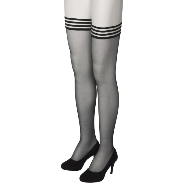 NORTIE Black Arrows Stay-Ups med Baksöm Produktbild 6