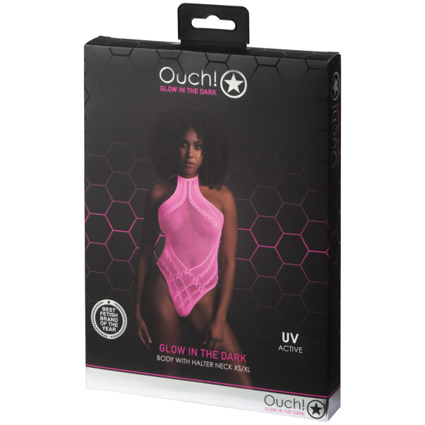 Ouch! Glow in The Dark Neonrosa Body Produktförpackning 90