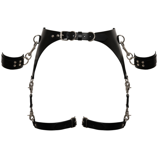 Zado Leather Strumpebandshållare med Handledsmanschetter Produktbild 4