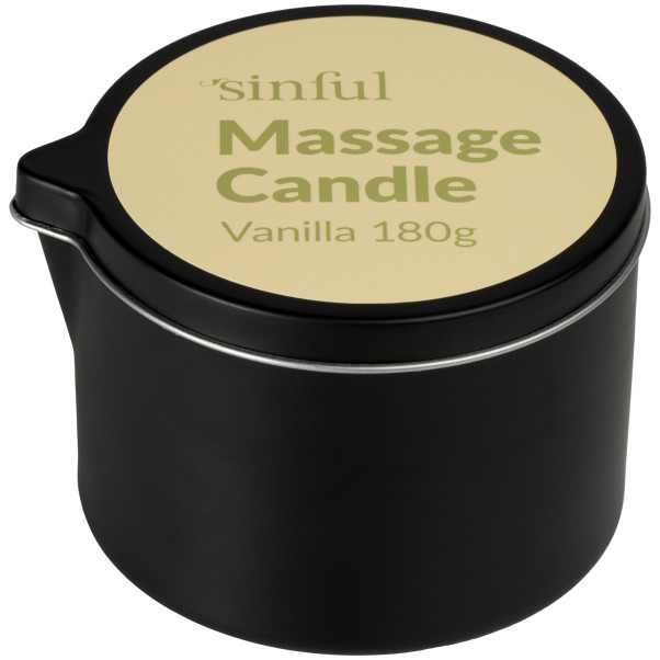 Sinful Vanilj Massageljus 180 g Produktbild 2