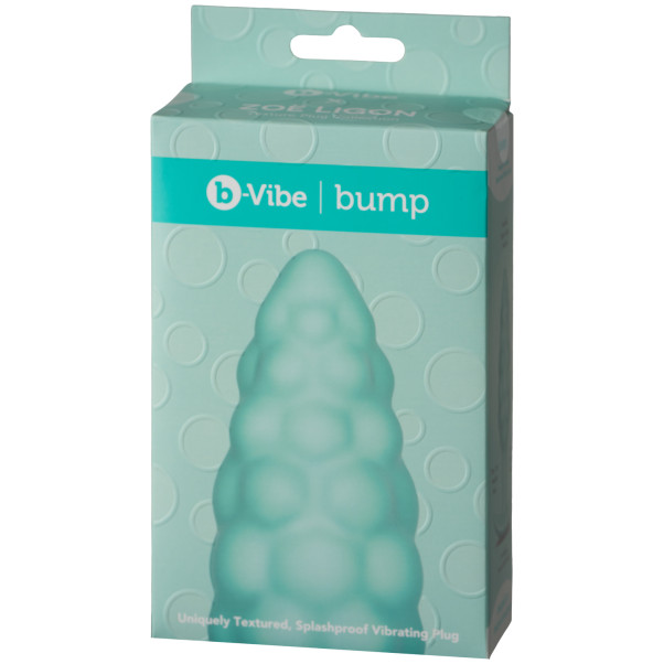 B-Vibe Bump Textur Vibrerande Analplugg Produktförpackning 90