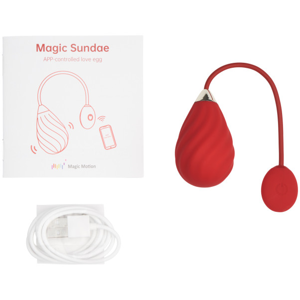 Magic Motion Magic Sundae Love Vibratorägg med App Produktförpackning 90