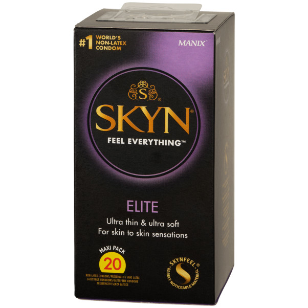 Skyn Elite Latexfria Kondomer 20 st Produktförpackning 90