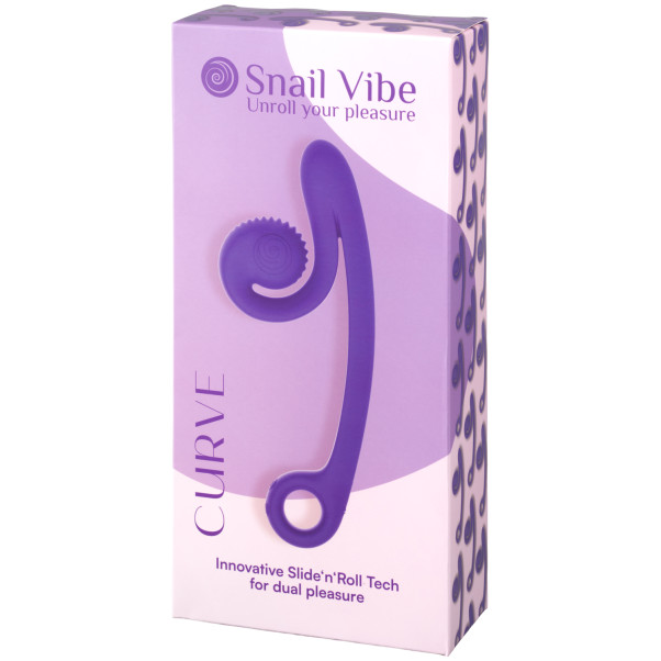 Snail Vibe Curve Uppladdningsbar Dual Stimulator  90