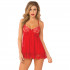 Seven til Midnight High Bed of Roses Babydoll Set  1
