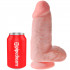 King Cock Chubby Dildo med Testiklar 23 cm