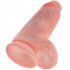 King Cock Chubby Dildo med Testiklar 23 cm