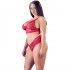 Cottelli Spets BH-set Röd Plus Size  2