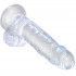 King Cock Clear Dildo med Kulor 19 cm  3