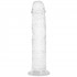 Willie City Realistisk Klar Dildo med Sugpropp 18 cm  2