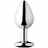 Sinful Black Jewel Stål Butt Plug Liten