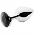 Sinful Black Jewel Stål Butt Plug Liten